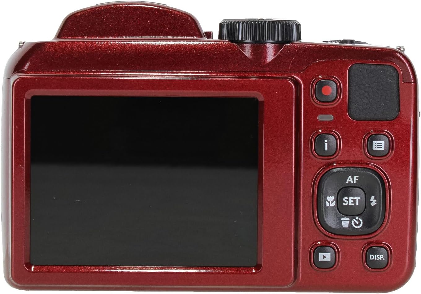 Kodak Pixpro AZ255 Digital Camera in Red (AZ255RD) Bundle Including: 128 GB Memory Card, Rechargeable Batteries, Case, Flexible Tripod, Neck Strap, Lens Caps, Full Cleaning Kit, More Accessories