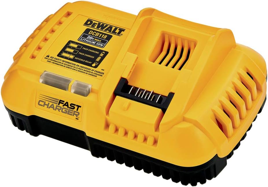 DEWALT 20V MAX/FLEXVOLT Lithium-Ion, Fan Cooled Rapid Battery Charger (DCB118)