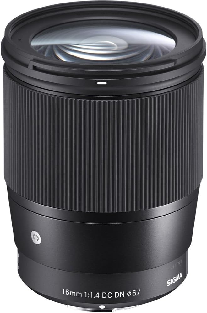 Sigma 16mm f/1.4 DC DN Contemporary Lens for Sony E (402965) Black