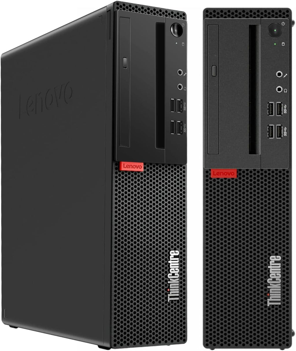 Lenovo ThinkCentre M710 SFF Desktop Computer PC, 6th Gen Core 3.70GHz, 8GB RAM, 256GB SSD, VGA, Keyboard and Mouse, WiFi, BT, Windows 11 Pro (Renewed)