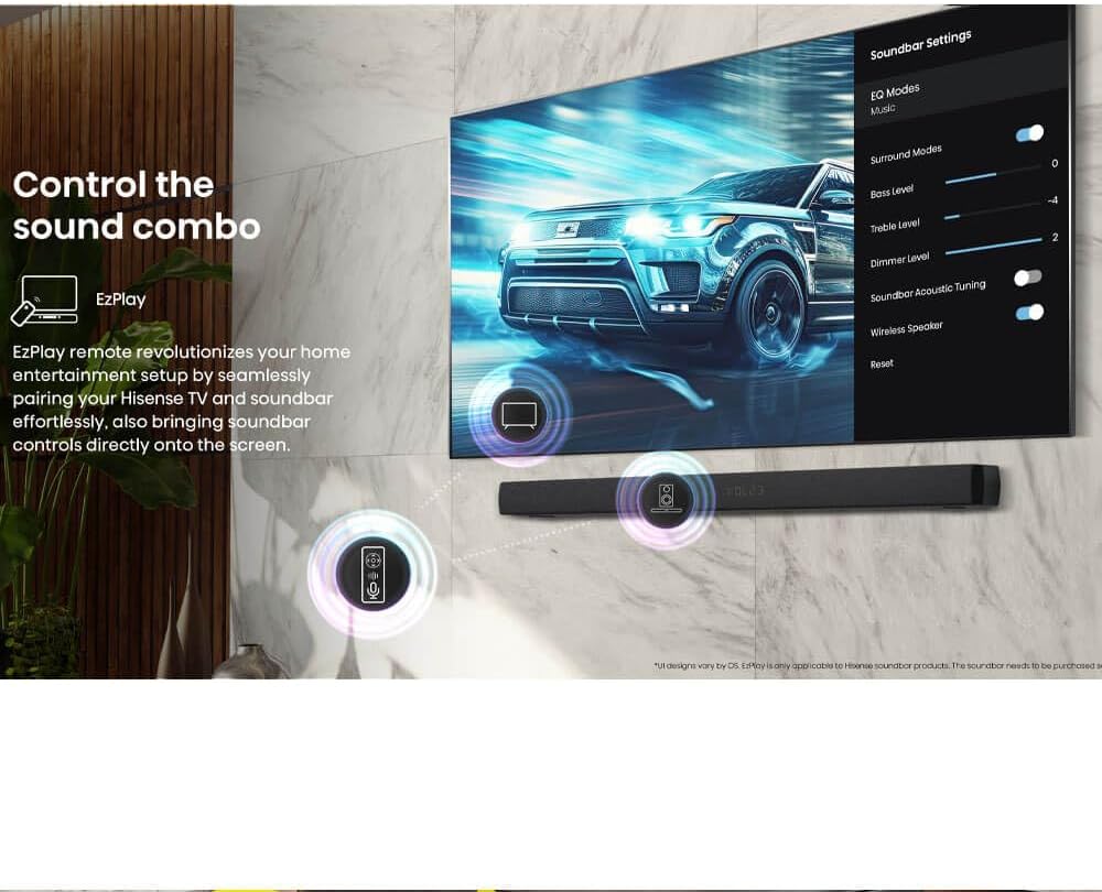 Hisense 65QD65QF 65 inch Class QD6 Series 4K QLED Smart Fire TV