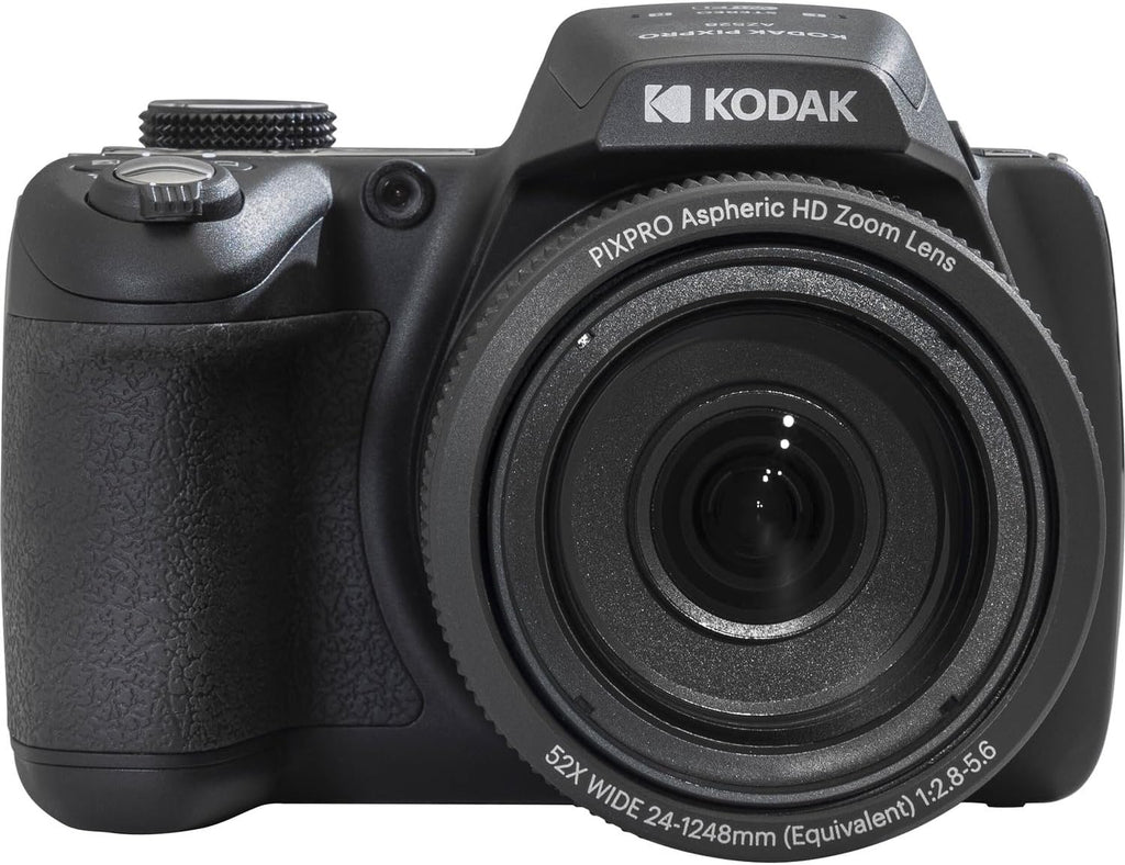 Kodak PIXPRO AZ528 Digital Camera (Black) Bundle with 32GB Memory Card + Camera Case + Memory Card Wallet + Screen Protectors + Accessories