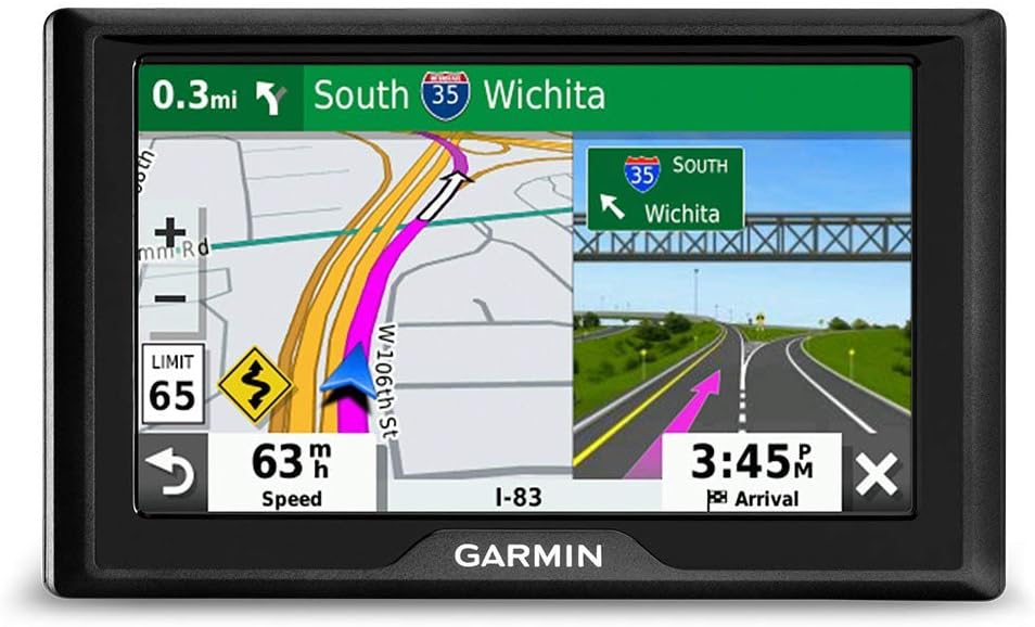 Garmin Drive 52, GPS Navigator with 5 inch Display, Simple On-Screen Menus and Easy-to-See Maps (Renewed)