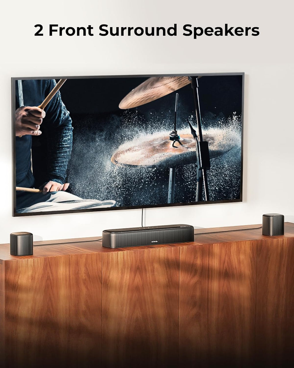 ULTIMEA 7.1ch Surround Sound System for TV, Dolby Atmos Sound Bar with 4 Surround Speakers, VoiceMX, BassMX, 420W Peak Power Sound Bar for Smart TV, HDMI eARC, App Control, Aura A60 Pro, 2026 Model