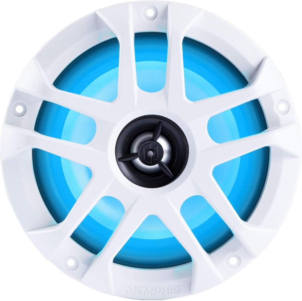 Memphis MXA60L MXA 6.5" Marine Grade Coaxial Speakers w/RGB LED - Pair