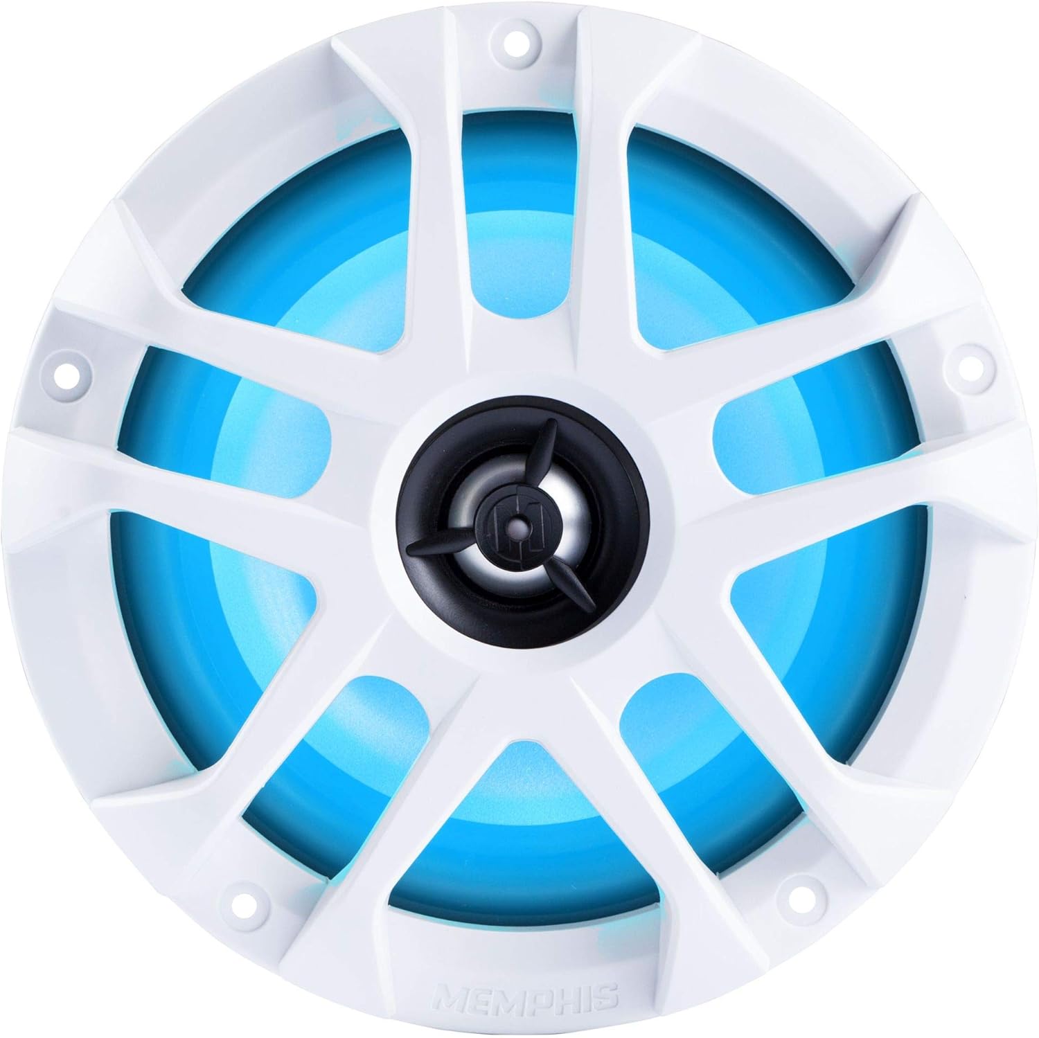 Memphis MXA60L MXA 6.5" Marine Grade Coaxial Speakers w/RGB LED - Pair