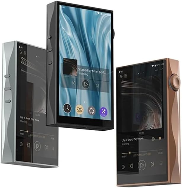SHANLING M3 Plus HiFi Music Player, Android13 Portable Digital Audio Player USB DAC AMP Hi-Res Audio MP3/MP4 Player,DSD512 PCM768 Digital Audio Player,Snapdragon 665 4GB+64GB,4X CS43198 DAC (Black)