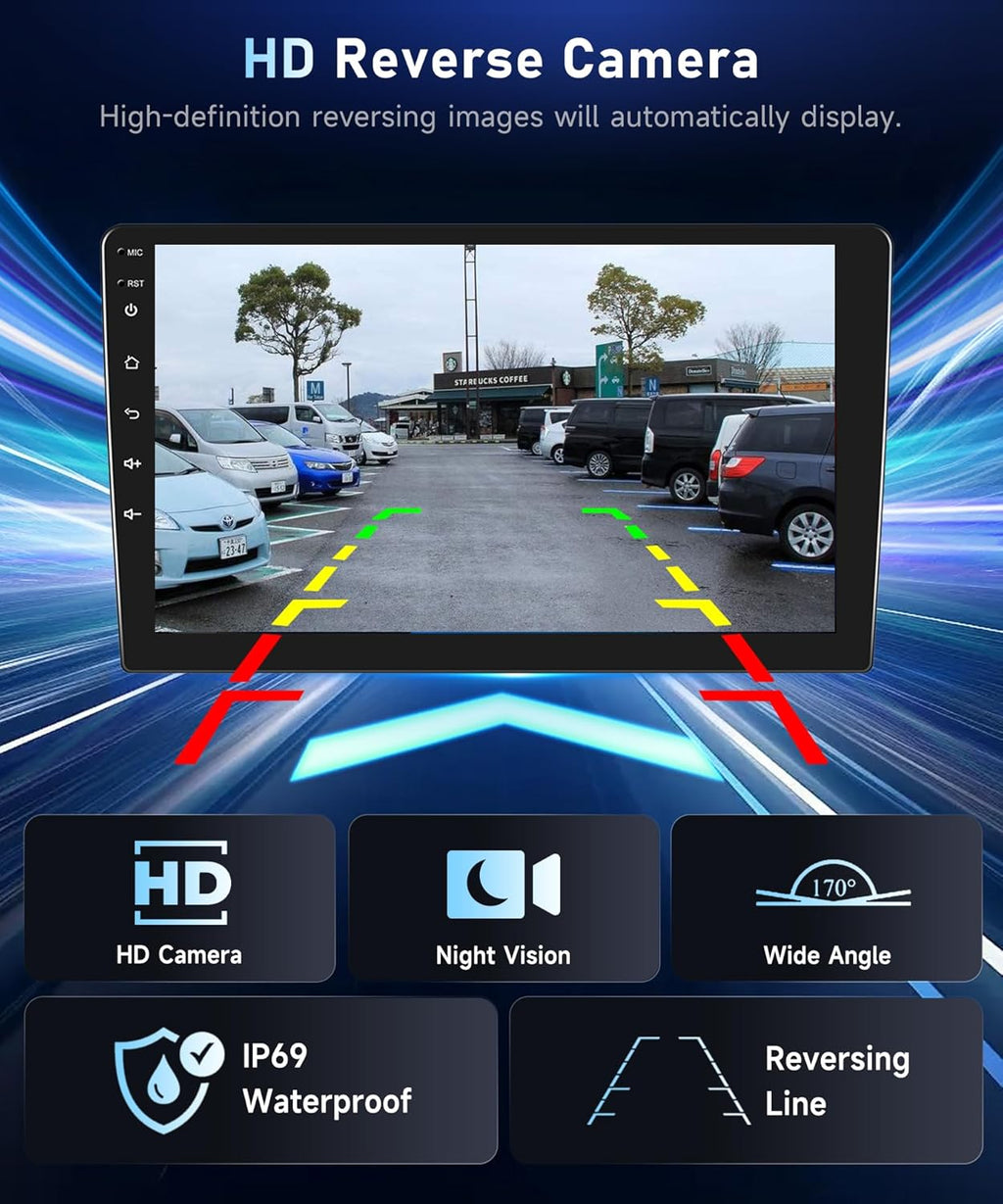 8Core4+64G Car Stereo for Honda CRV 2012-2016 Wireless CarPlay/Android Auto Android Radio with Qualcomm 9" IPS Touch Screen,BT5.1,DSP Hi-Res,GPS,SWC,Backup Camera for Honda CRV Radio