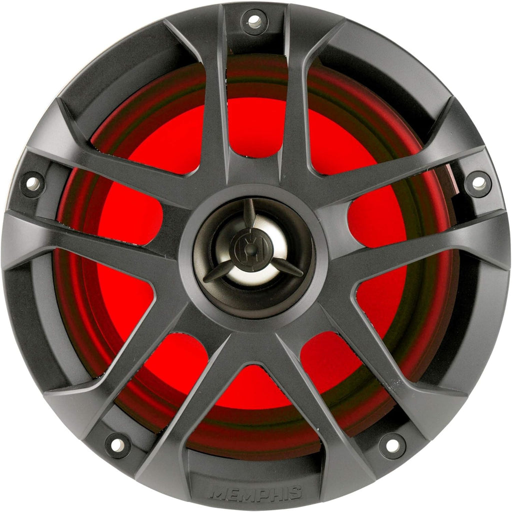 Memphis MXA60L MXA 6.5" Marine Grade Coaxial Speakers w/RGB LED - Pair