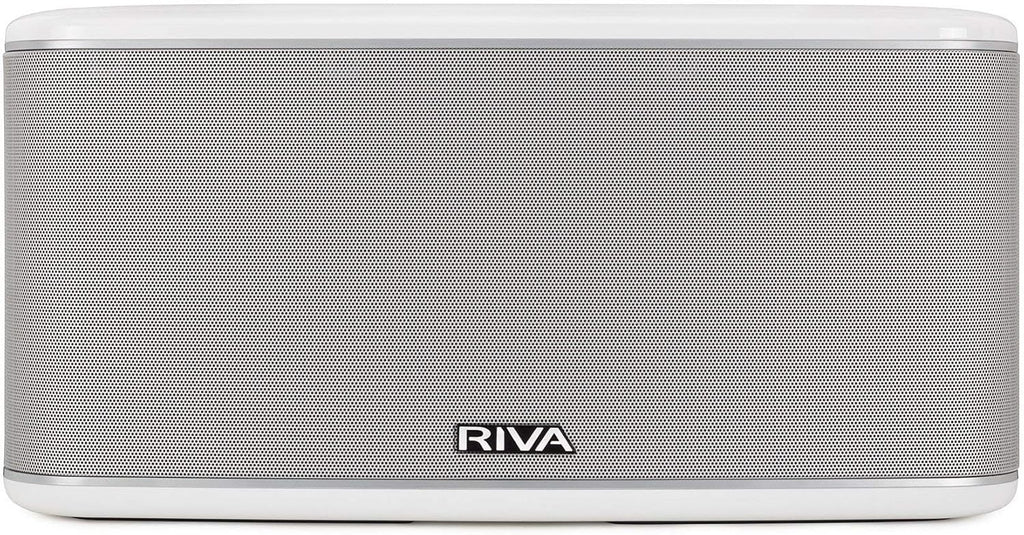 RIVA Upgraded Festival Wi-Fi Bluetooth Hi-Fi speaker, 10 drivers, 200 watts, Support Chromecast, Airplay2, Spotify streaming audio, Multi-room Music, Optical, USB and 3.5mm Aux-in Connectivity (White)