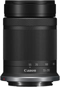 Canon RF-S55-210mm F5-7.1 is STM Telephoto Zoom Lens for Canon APS-C Mirrorless RF Mount Cameras, Compact, Lightweight, Optical Image Stabilization, Landscape, Portrait, & Travel Photos/Videos, Black