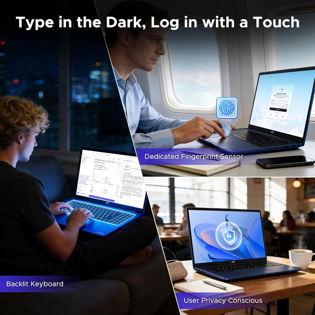 NIMO 17.3" IPS-Gaming-Laptop, AMD Ryzen 7 8745HS Up to 4.9GHz Beat R9 7940HS 16GB RAM 512GB SSD Radeon 780M-Graphics, WiFi 6E USB4 Backlit Keyboard Fingerprint, Win 11 PC for Work & Play 2-Yr Warranty