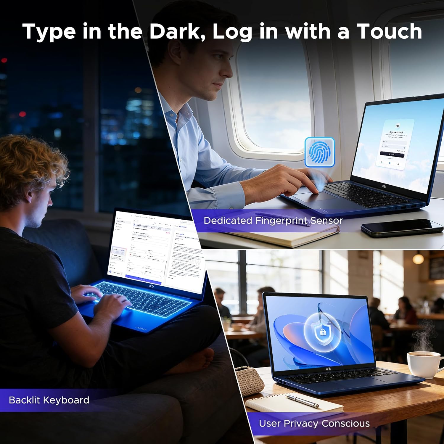 NIMO 17.3" IPS-Gaming-Laptop, AMD Ryzen 7 8745HS Up to 4.9GHz Beat R9 7940HS 16GB RAM 512GB SSD Radeon 780M-Graphics, WiFi 6E USB4 Backlit Keyboard Fingerprint, Win 11 PC for Work & Play 2-Yr Warranty