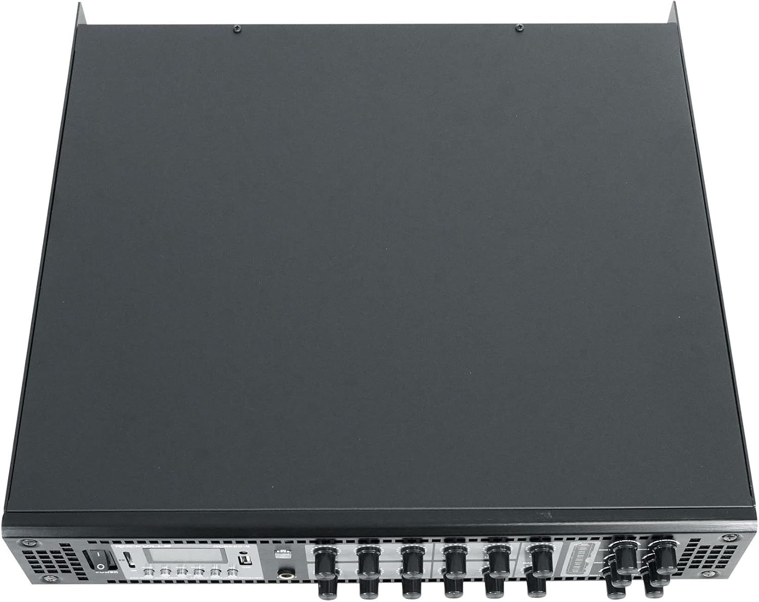 Rockville RCS650-6 650 Watt 6-Zone 70V Commercial Amplifier, Bluetooth, USB/SD/FM Playback, Rack-Mountable, for Restaurants & Offices