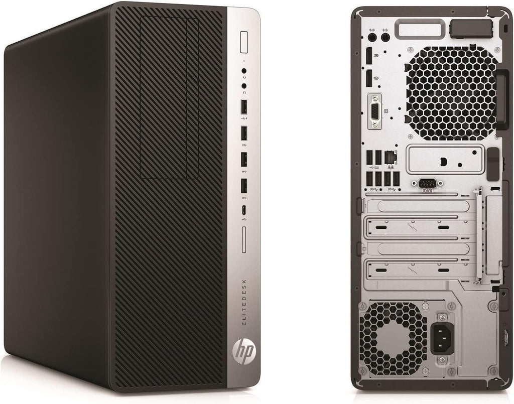 HP Elitedesk 800 G3 SFF PC Desktop Computer, Windows 11 Pro, Core i5-7500 3.4GHz Up to 3.8GHz, 8GB RAM, 256GB SSD, Keyboard, Mouse, USB WiFi+BT (Renewed)