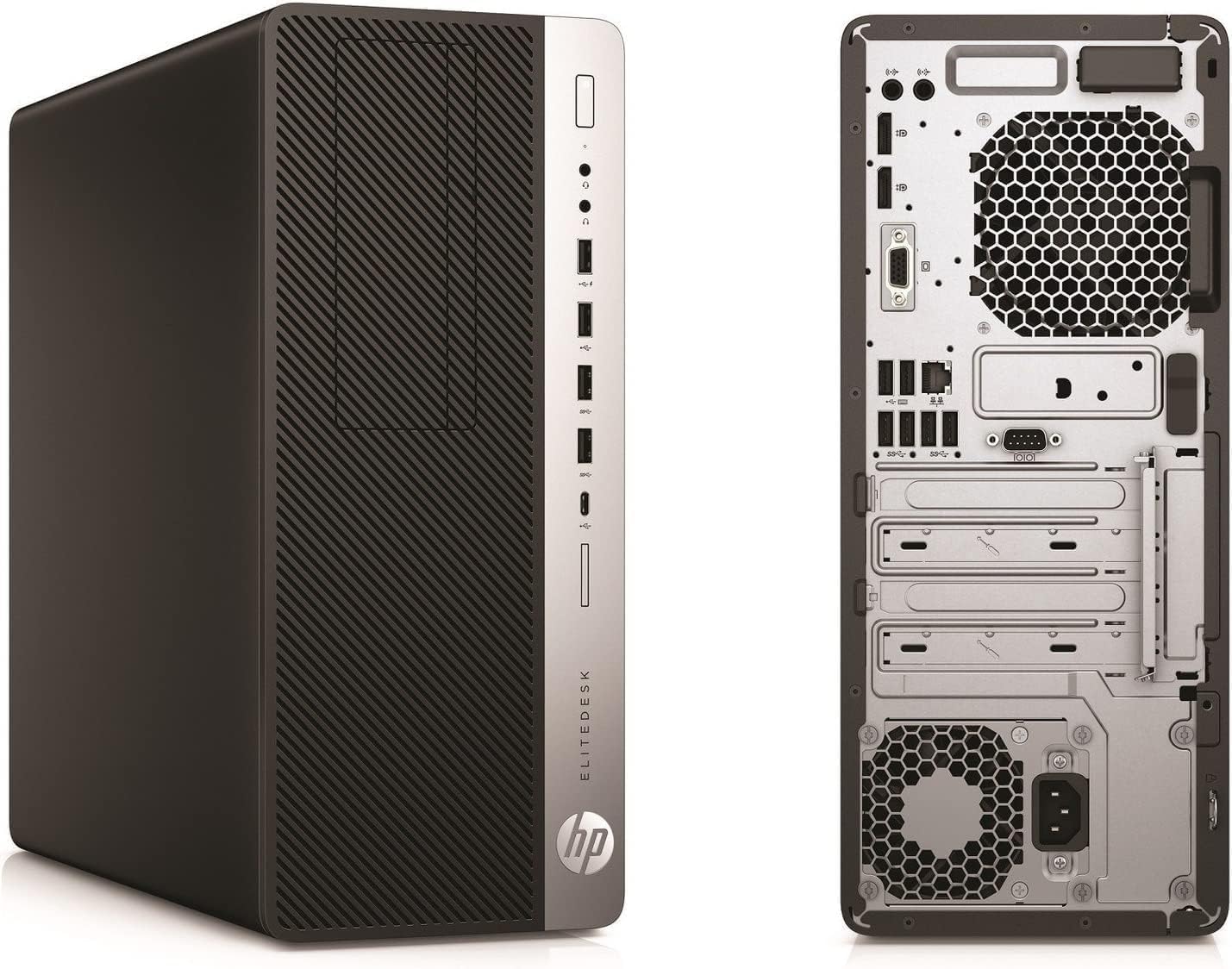 HP Elitedesk 800 G3 SFF PC Desktop Computer, Windows 11 Pro, Core i5-7500 3.4GHz Up to 3.8GHz, 8GB RAM, 256GB SSD, Keyboard, Mouse, USB WiFi+BT (Renewed)
