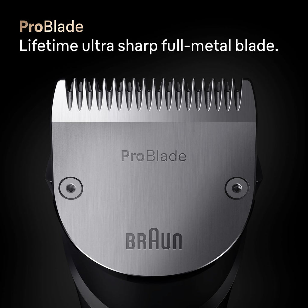 Braun All-in-One Series 9 PRO Men's Electric Beard Trimmer, Hair Clipper, Shaver & Razor for Face, Hair & Body, AIO 9570 with Gillette Labs Razor, Cordless
