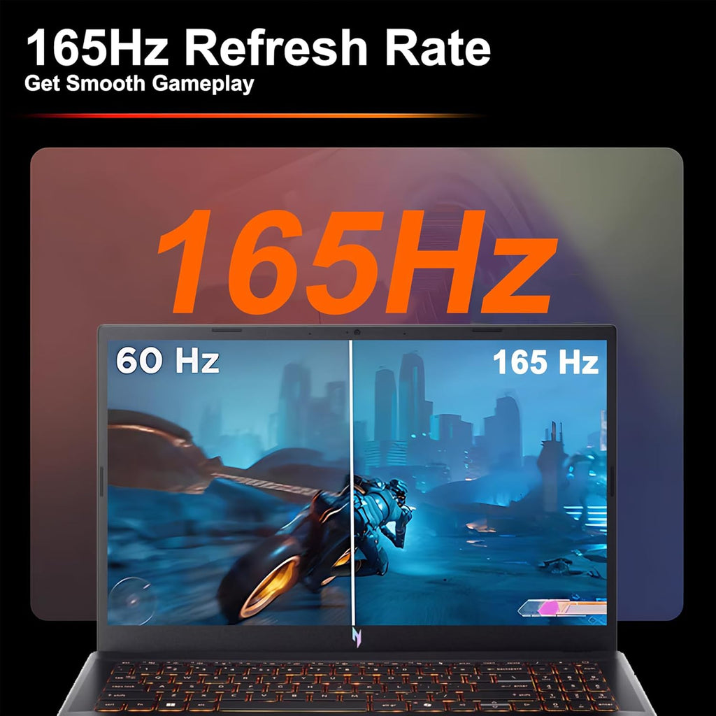 acer Nitro V 15 Gaming Laptop 15.6" FHD IPS 165Hz Intel 8-core i5-13420H 16GB DDR4 512GB SSD GeForce RTX 5050 GDDR7 DLSS4 (Up to 440 AI Tops) Backlit Thunderbolt WiFi6 Win11Pro ICP Hub
