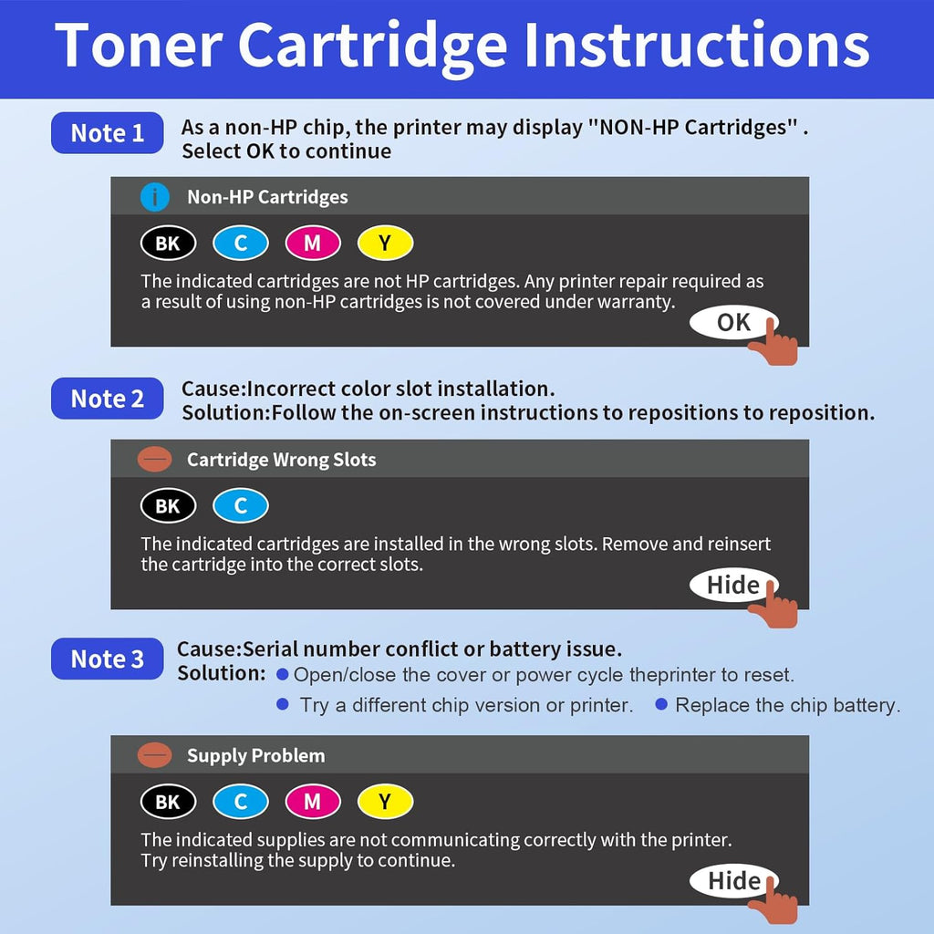 218X Toner Cartridges 4 Pack High Yield (with Chip) Compatible Replacement for HP 218X 218A for Color LaserJet Pro 3201dw MFP 3301fdw 3301cdw 3301sdw Printer Ink W2180X W2180A (BCMY, 4-Pack)