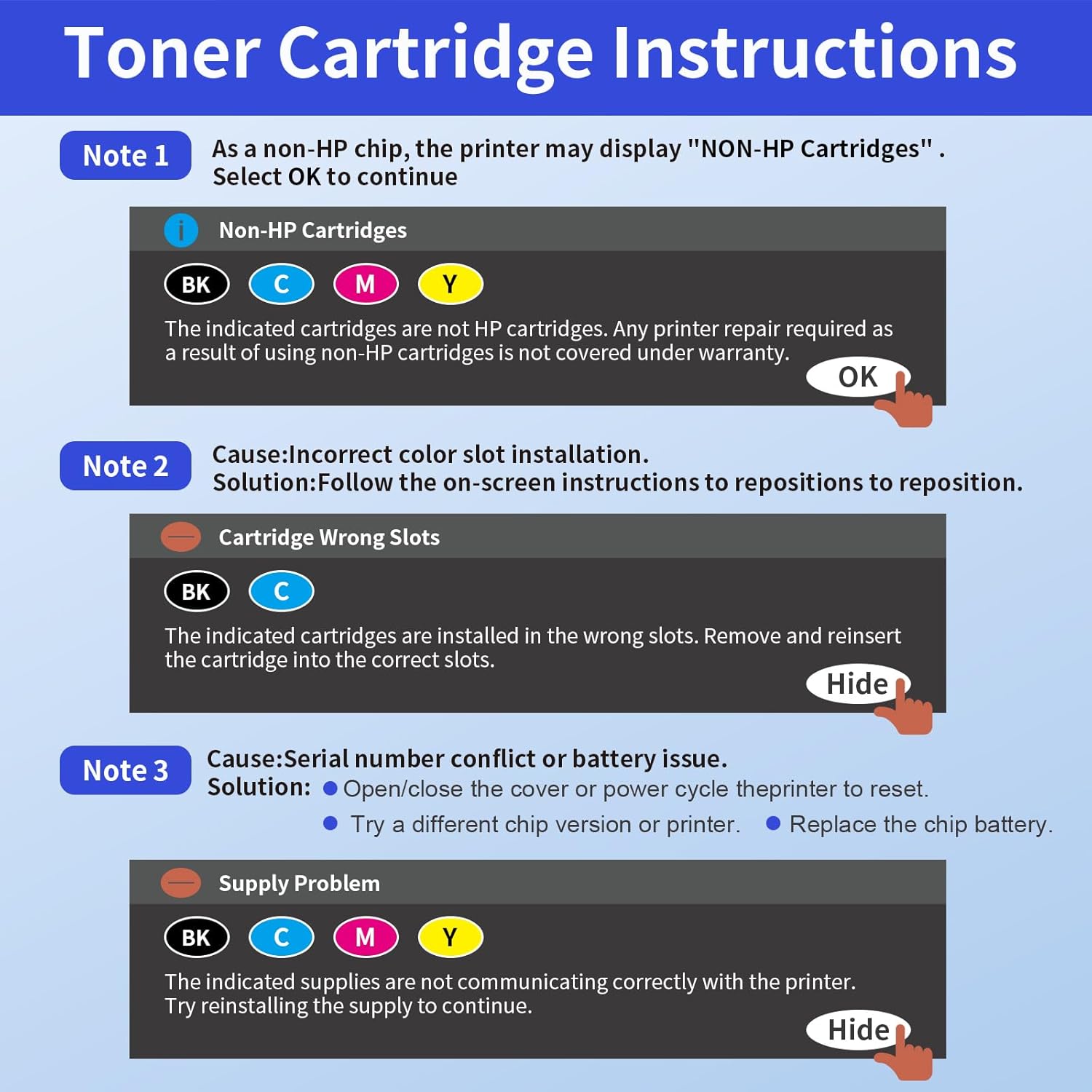 218A Toner Cartridges 4 Pack (with Chip) Compatible Replacement for HP 218A 218X for Color LaserJet Pro 3201dw MFP 3301fdw 3301cdw 3301sdw Printer Ink W2180A W2180X High Yield (BCMY, 4-Pack)