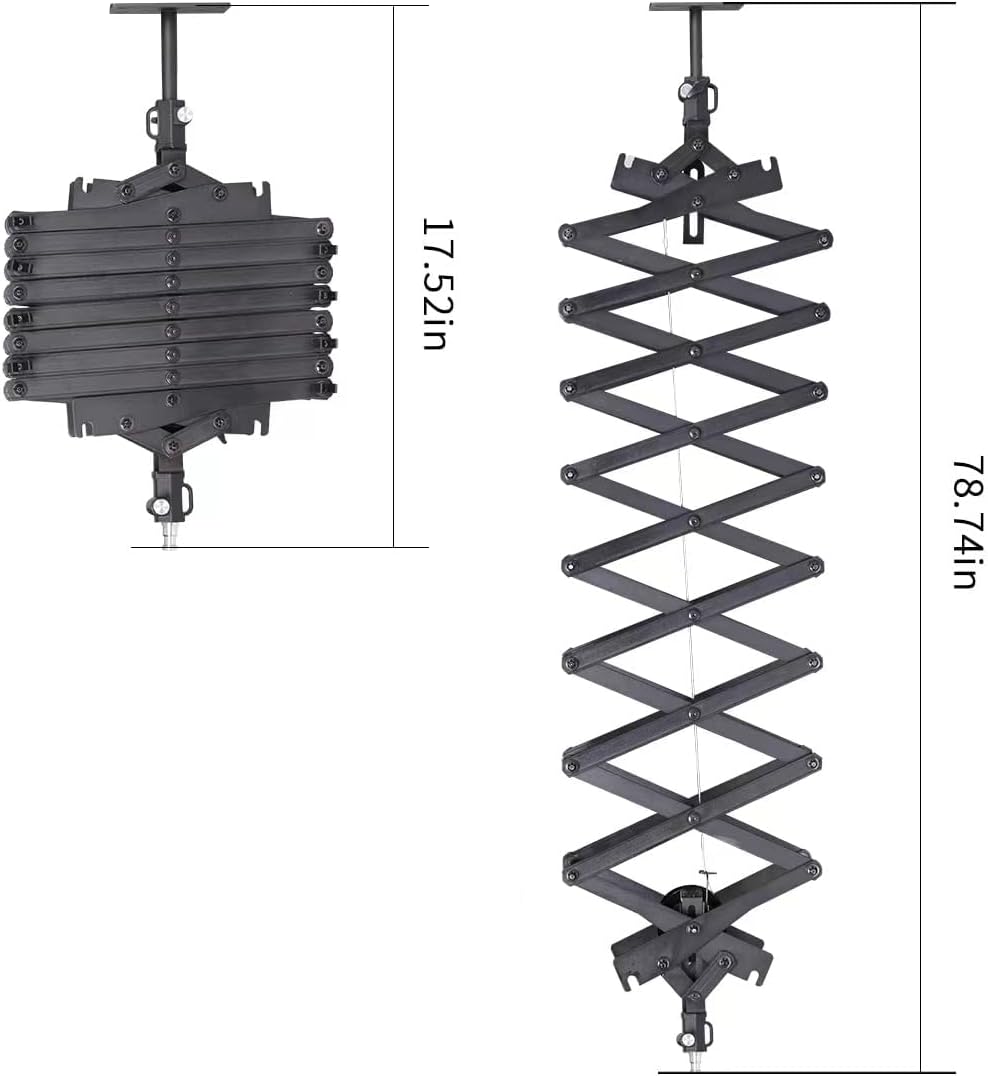 Photography Ceiling Rail System 2M Lifting Constant Force Hinge kit with Safety Rope Accessories for Live Broadcast Studio Photography Flash Specialized Equipment