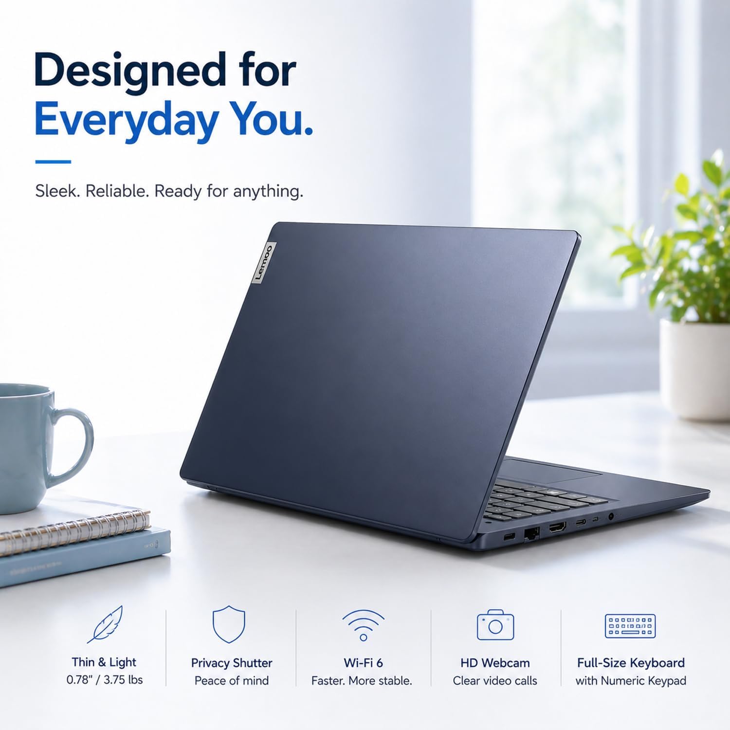 Lenovo New 15.6" Touchscreen Business and Student Laptop(2025/2026 Edition), 10-Core Intel Core i5-1335U(Outperforms i7-1255U), 16GB RAM, 1TB SSD, Ultra Slim Design, Long Battery Life, Windows 11 Home