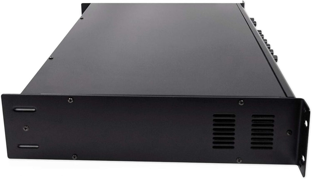 Rockville RCS180-6 180W 6-Zone 70v Commercial Amplifier, Bluetooth, USB/SD/RCA, Mic, Optical Inputs, FM, for Restaurants/Offices
