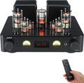 Juson Audio JTA100 2025 Version 200W Vacuum Tube Amplifier Integrated Hybrid with BT 5.0 Optical AUX RCA Phono Input and Headphone Output 2.1CH Class AB HiFi Home Audio for Turntable