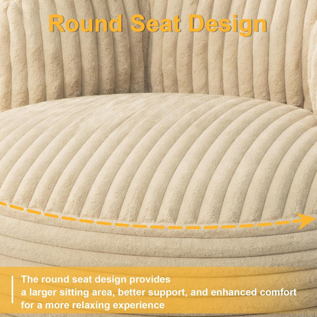 EBENCHICO Bean Bag Chair, Comfy Bean Bag Sofa with Filling for Adults and Kids, Cozy Beanbag Chair for Dorm, Floor Couch Sofa Chair for Living Room, Gaming, Reading