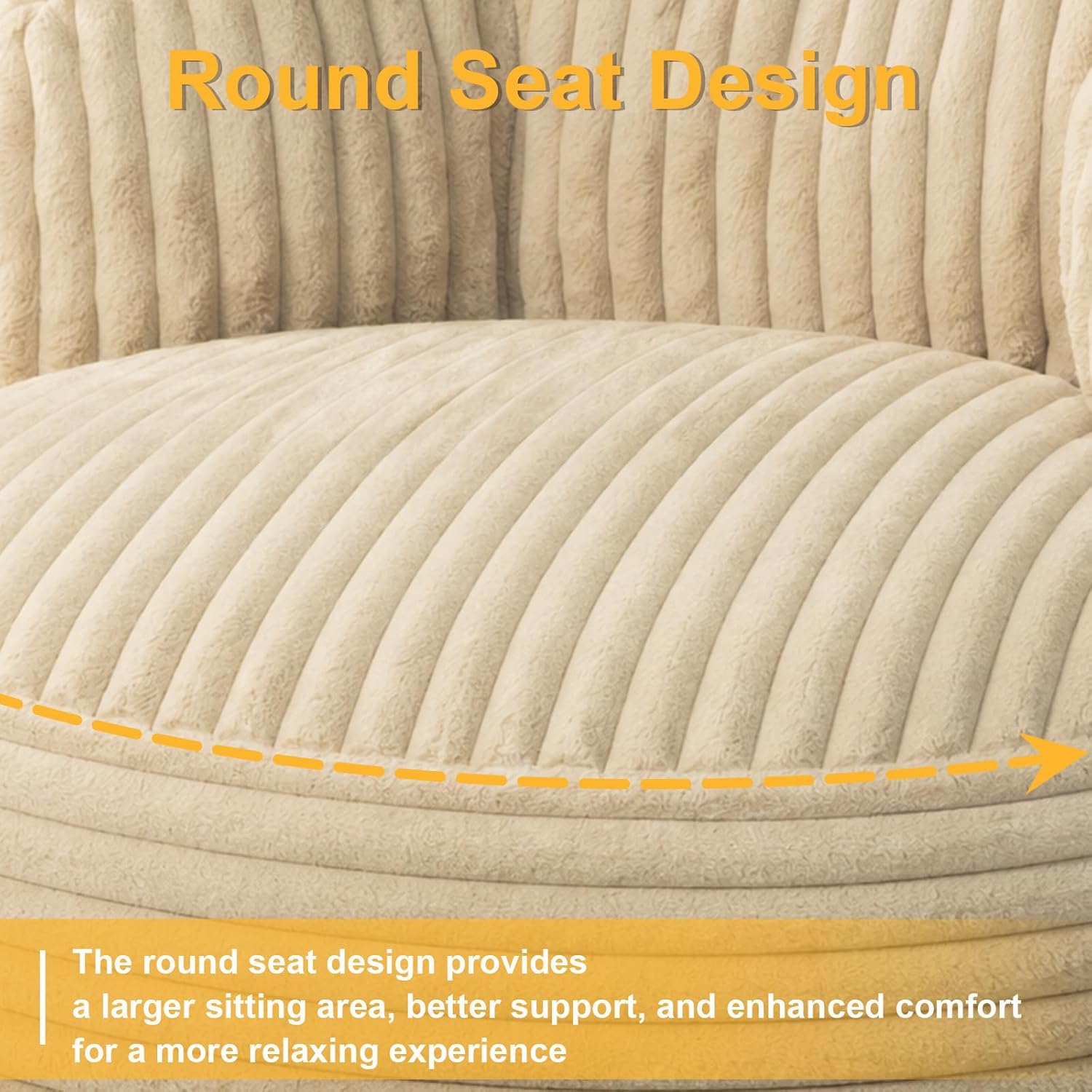 EBENCHICO Bean Bag Chair, Comfy Bean Bag Sofa with Filling for Adults and Kids, Cozy Beanbag Chair for Dorm, Floor Couch Sofa Chair for Living Room, Gaming, Reading