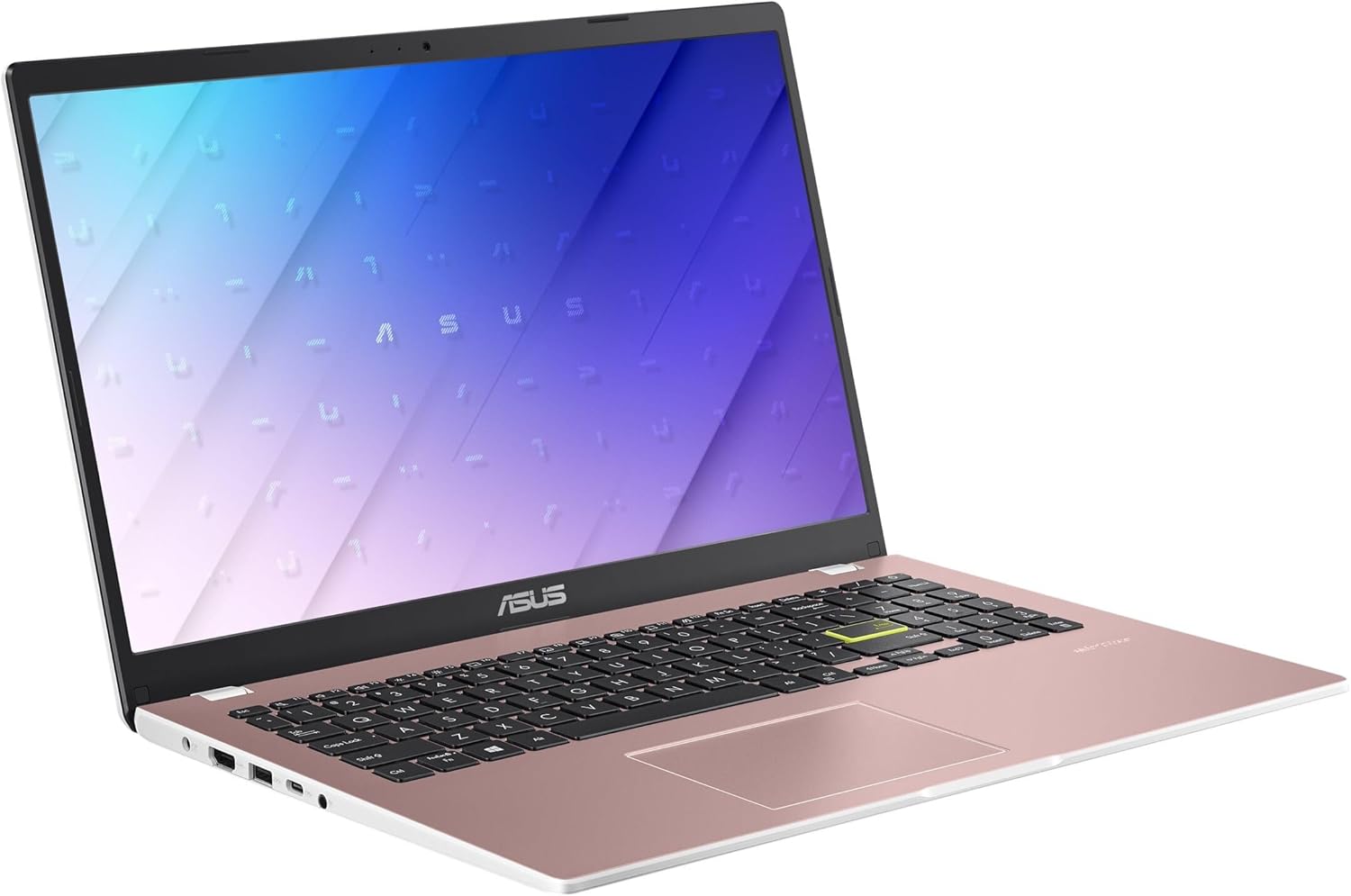 ASUS L510 15.6" FHD Thin Light Student Laptop - Intel Celeron N4020 up to 2.80 GHz CPU, 4GB DDR4 RAM, 128GB Storage, Backlit Keyboard, Webcam, 1 Year Office 365, Windows 11 in S Mode, Rose Pink