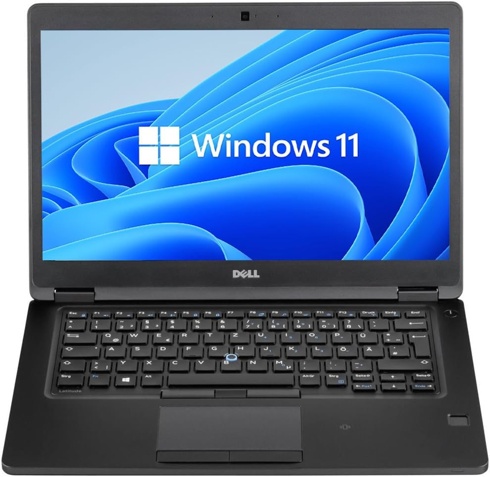 Dell Latitude 5480 14" Business Laptop Computer, Intel Core i7-7600U 2.8 GHz Notebook PC, 16 GB DDR4 RAM, 512 GB SSD, Webcam, HDMI, Windows 11 Pro 64 (Refurbished)