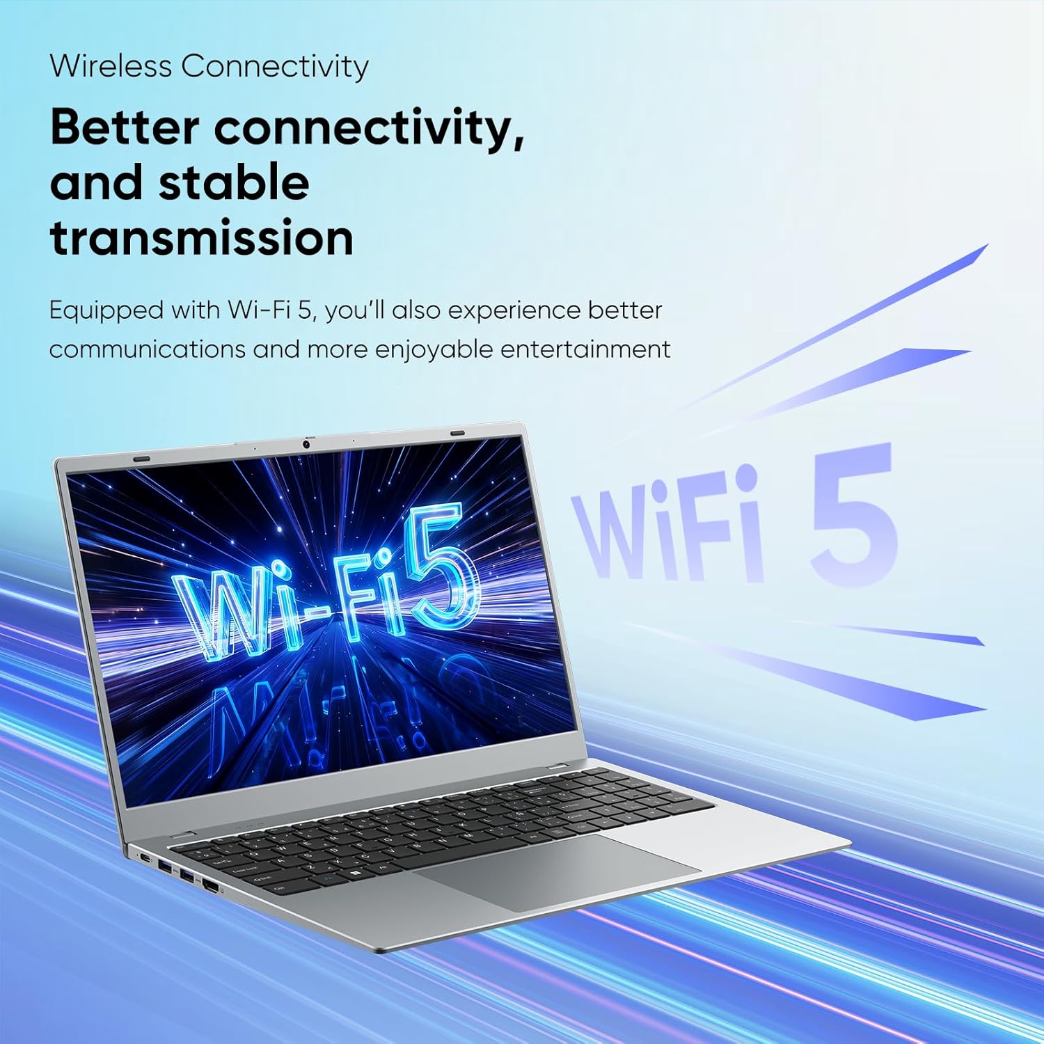 Laptop Computer, 15.6" FHD IPS Display, Laptop for Student and Business, 16GB RAM 256GB SSD Laptops, 6500Y Processor (up to 3.4GHz), WiFi 5