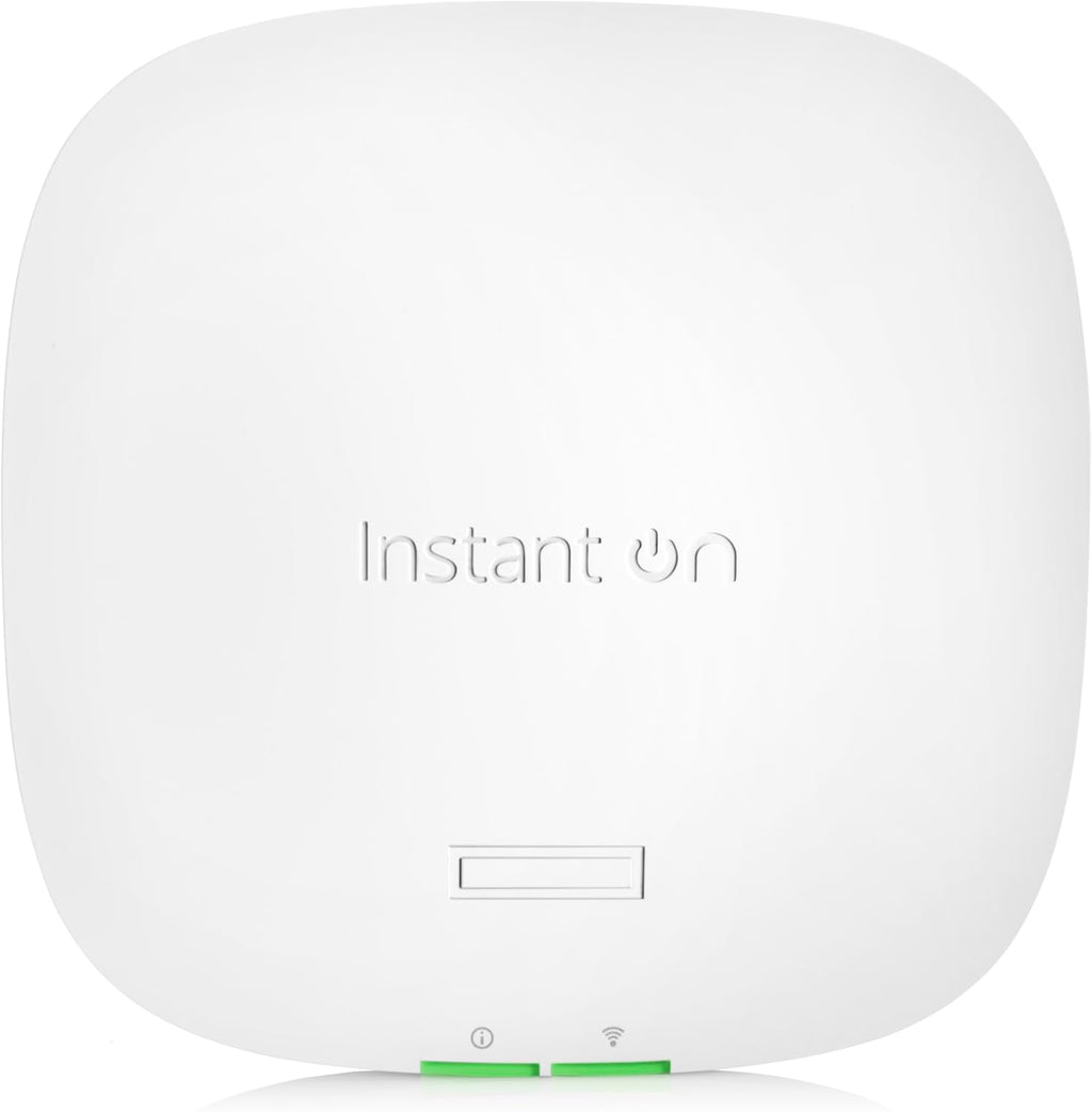 HPE Networking Instant On Access Point AP22 2x2 WiFi 6 Indoor Wireless Access Point | Long Range, Secure, Smart Mesh Support | Power Source Included | US Model (R6M49A)