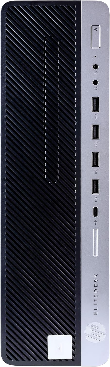 HP EliteDesk 600G4 Desktop Computer, Windows 11 Pro PC, Intel i5-8500 (3.2GHz), 16GB RAM, 500GB SSD, 5G-WiFi & BT, 22in Monitor, RGB Speakers, Webcam, Home Office (Renewed)