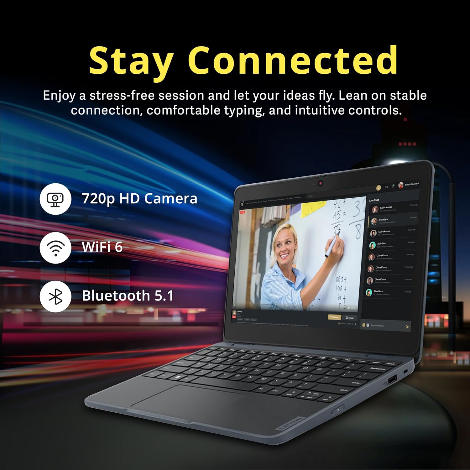 Lenovo 100w Gen 4 11.6" HD Laptop, Intel Processor N100, 4GB LPDDR5, 1.12TB Storage (128GB SSD+ 1TB Docking Station Set), Intel UHD Graphics, 720p HD Camera Wi-Fi 6, Win 11 Pro, Gray