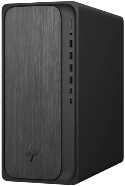 HP OmniDesk Desktop Computer PC, AMD Ryzen 7 8700G, 32GB DDR5 Memory, 1TB NVMe SSD, Radeon 780M Graphics, Wi-Fi 6 + Bluetooth 5.4 (Includes Keyboard + Mouse)