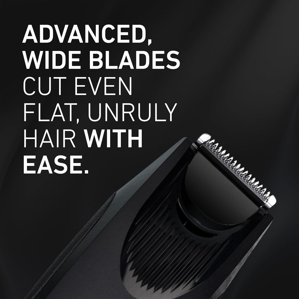 Panasonic Beard Trimmer for Men Cordless Precision Power, Hair Clipper with Comb Attachment and 19 Adjustable Settings, Washable, ER-SB40-K, 0.5-10mm lengths, 1 Pack