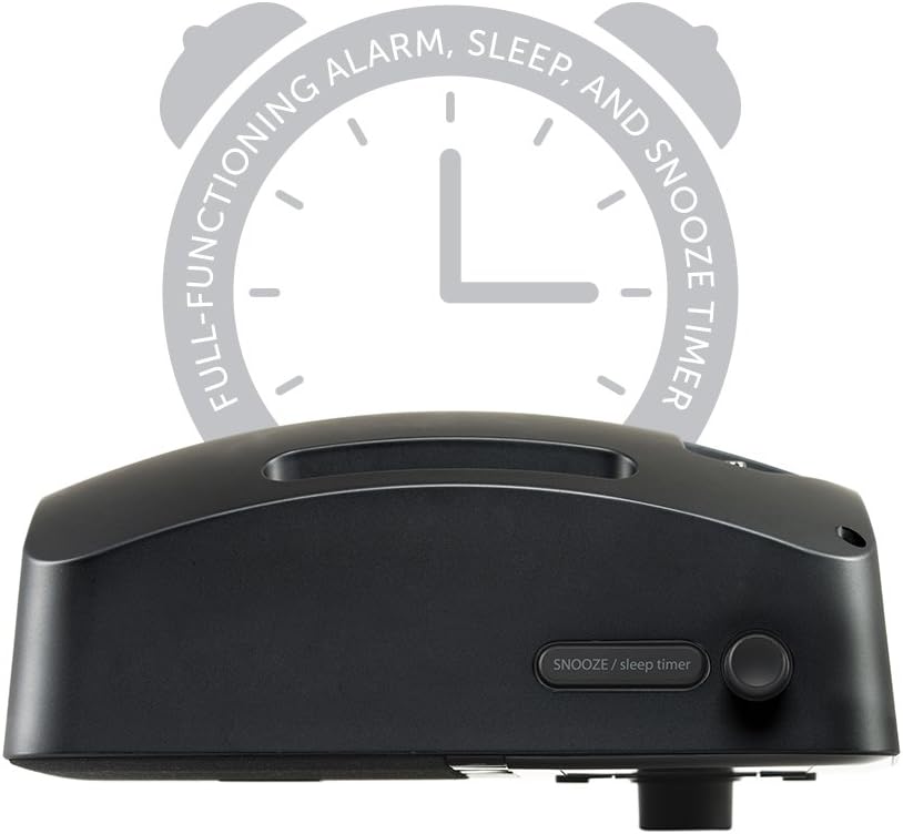 Grace Digital Mondo Elite Smart Internet Radio, Bluetooth, Wi-Fi, 7-Day Alarm – Microphone-Free (Black)