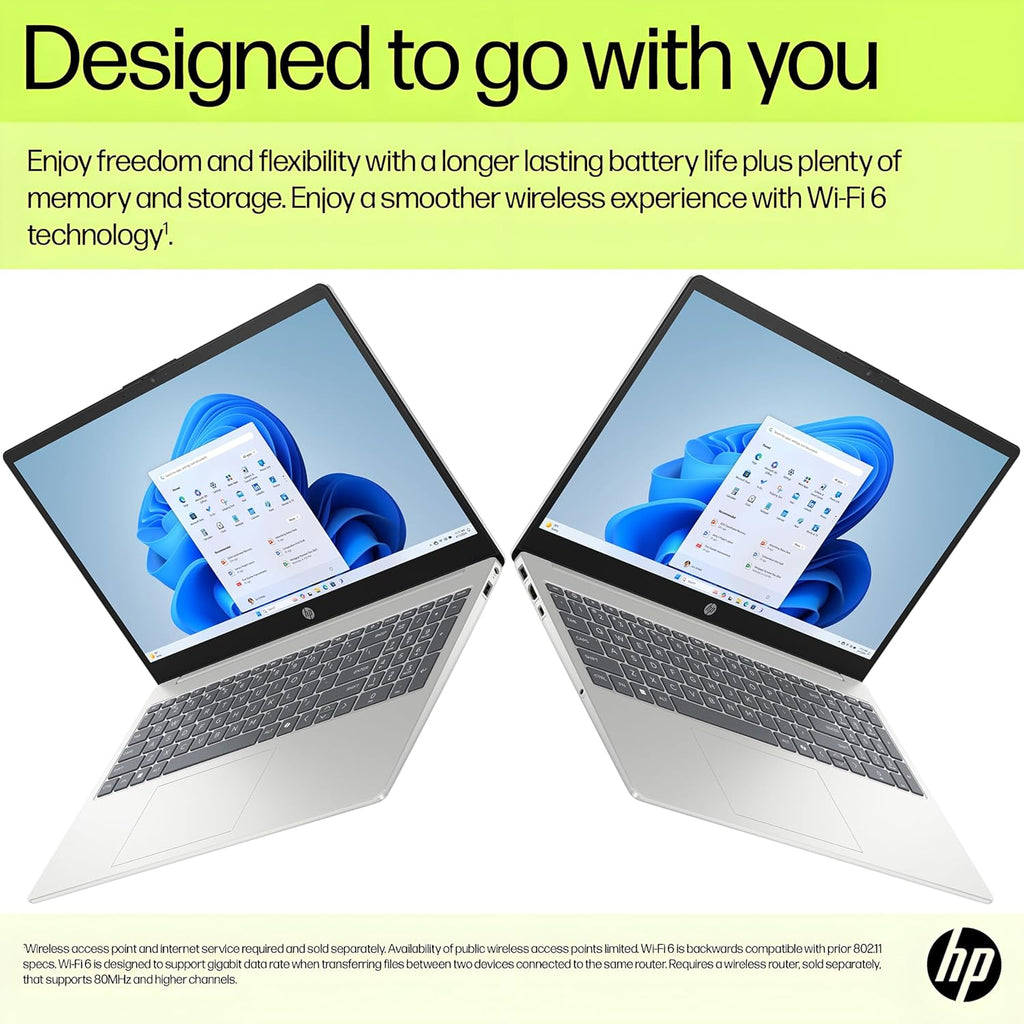 HP 15.6" FHD Touchscreen Laptop 2026, Intel i5-1334U, 8GB RAM, 512GB SSD, Long Battery Life, Portable for Students & Business, Office 365, Numeric Keypad, Fast Charge, Windows 11 Home, Silver