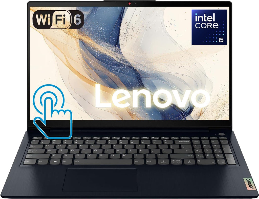 Lenovo New IdeaPad 15.6" Touchscreen Business Laptop with Microsoft Office | 16GB RAM - 512GB SSD | 2026 Edition | Intel Core i5-1335U 10-core Processor(Beats i7-1255U) | Windows 11 Home