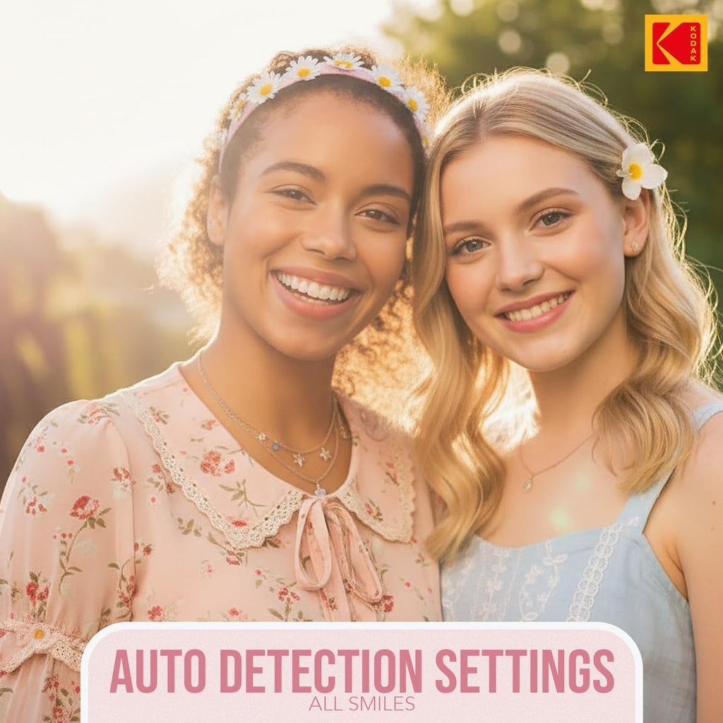 KODAK PixPro FZ55 Friendly Zoom Pastel Pink 16MP Full HD Digital Camera Bundle with High-Speed 128GB SD Card and Small Pouch Black Case (3 Items)
