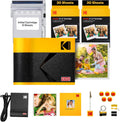 KODAK Mini 3 ERA 4PASS Portable Photo Printer (Yellow, Printer + Initial 8 Sheets + 60 Sheets + Accessories)