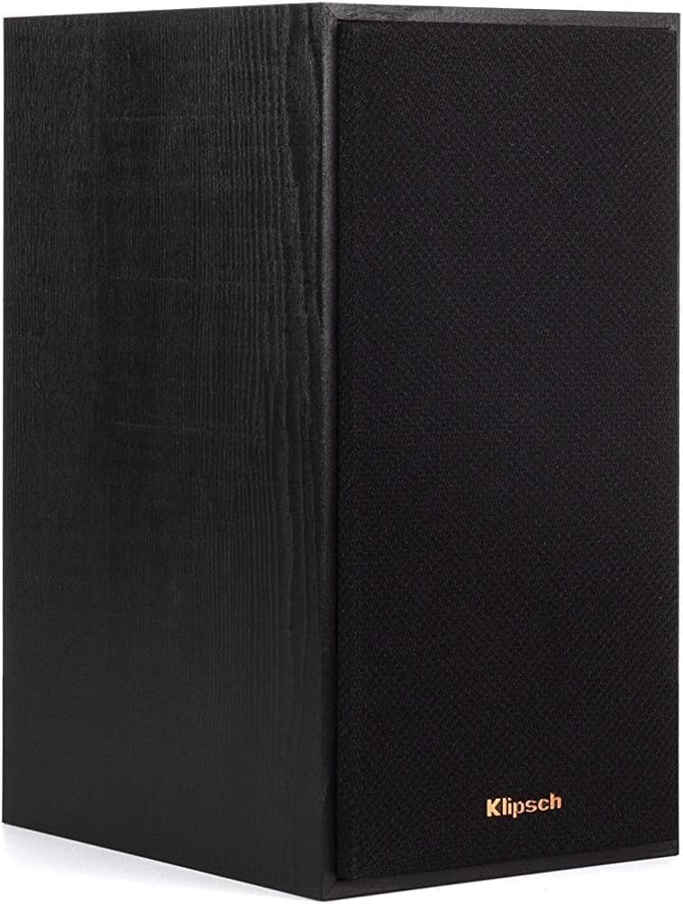 Klipsch Home Theater Speaker Bundle: 2 Pairs R-41M Bookshelf Speakers + R-52C Center Channel Speaker (Black)