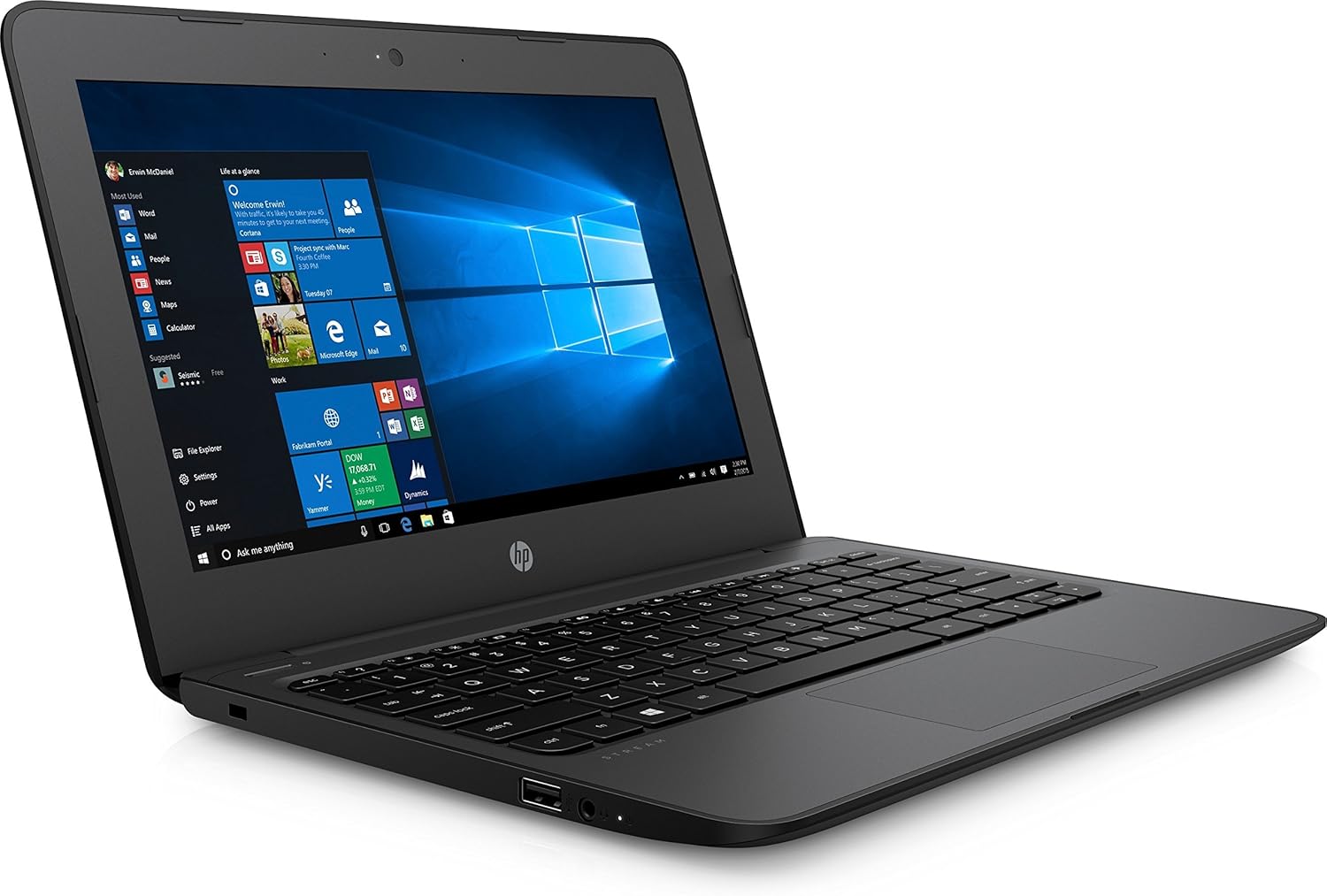 HP Stream 11 Pro G4 11.6in LCD Netbook - Intel Celeron N3350 Dual-core (2 Core) 1.10 GHz - 4 GB DDR3L SDRAM - 64 GB Flash Memory (Renewed)