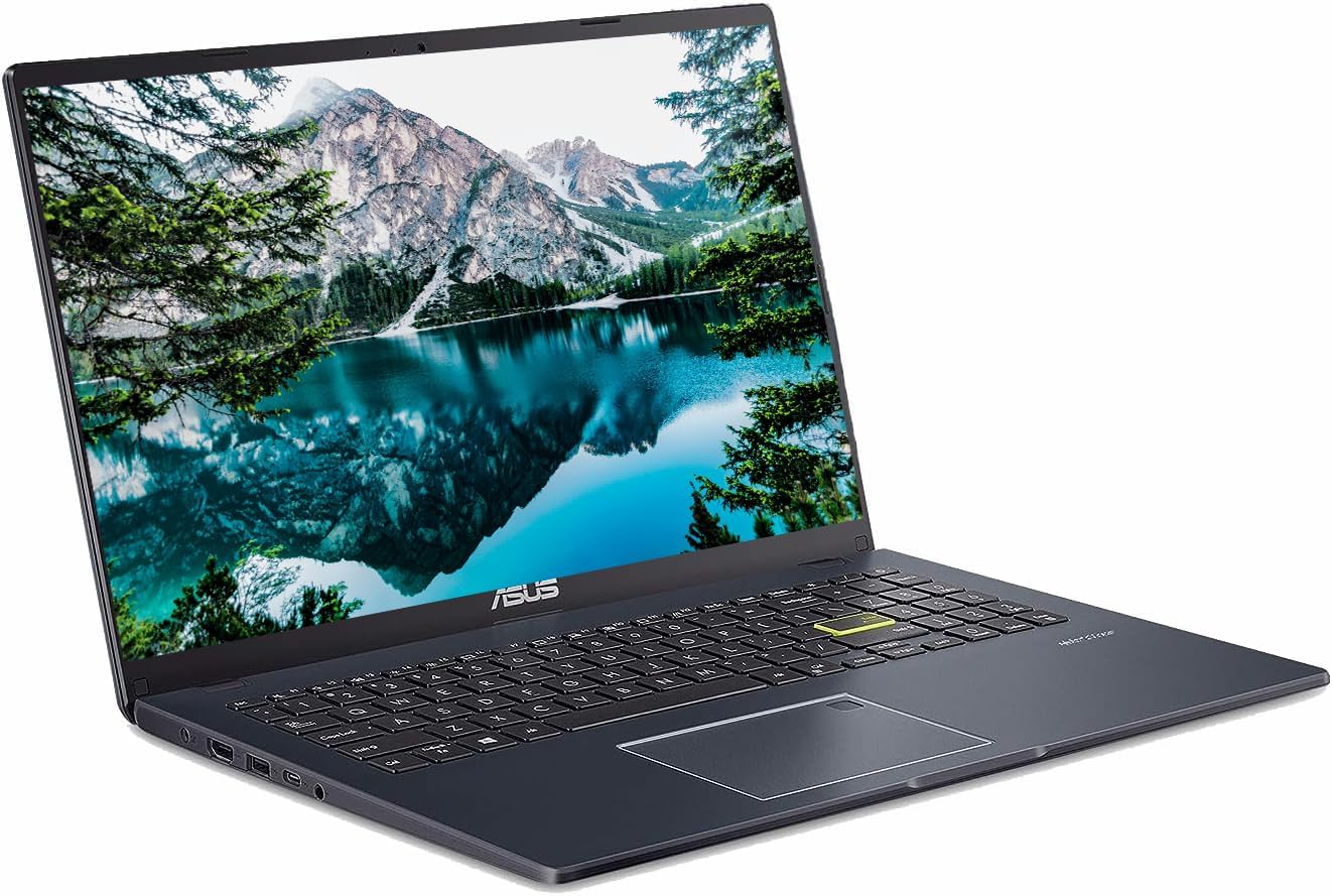 ASUS Lightweight 15.5" Full HD Laptop, Windows 11 Home OS, Intel Celeron Processor Up to 2.76GHz, 4GB LPDDR4, 128GB SSD, Backlit Keyboard, Star Black (Renewed)
