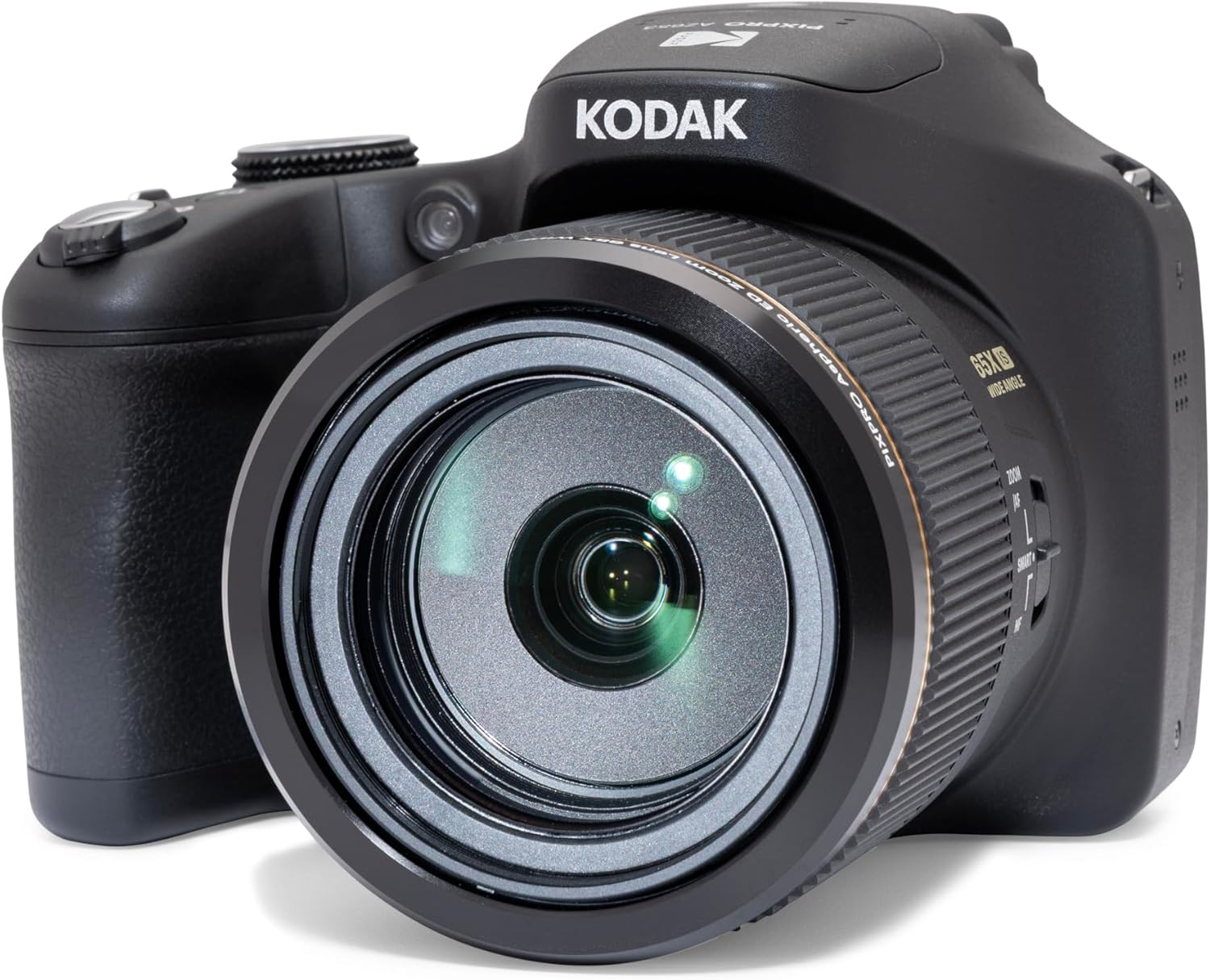 Kodak PIXPRO AZ653 Astro Zoom Digital Camera, 65x Optical with 20MP Sensor, 24mm Wide Angle, 1080p HD Video, OIS, WiFi, Black