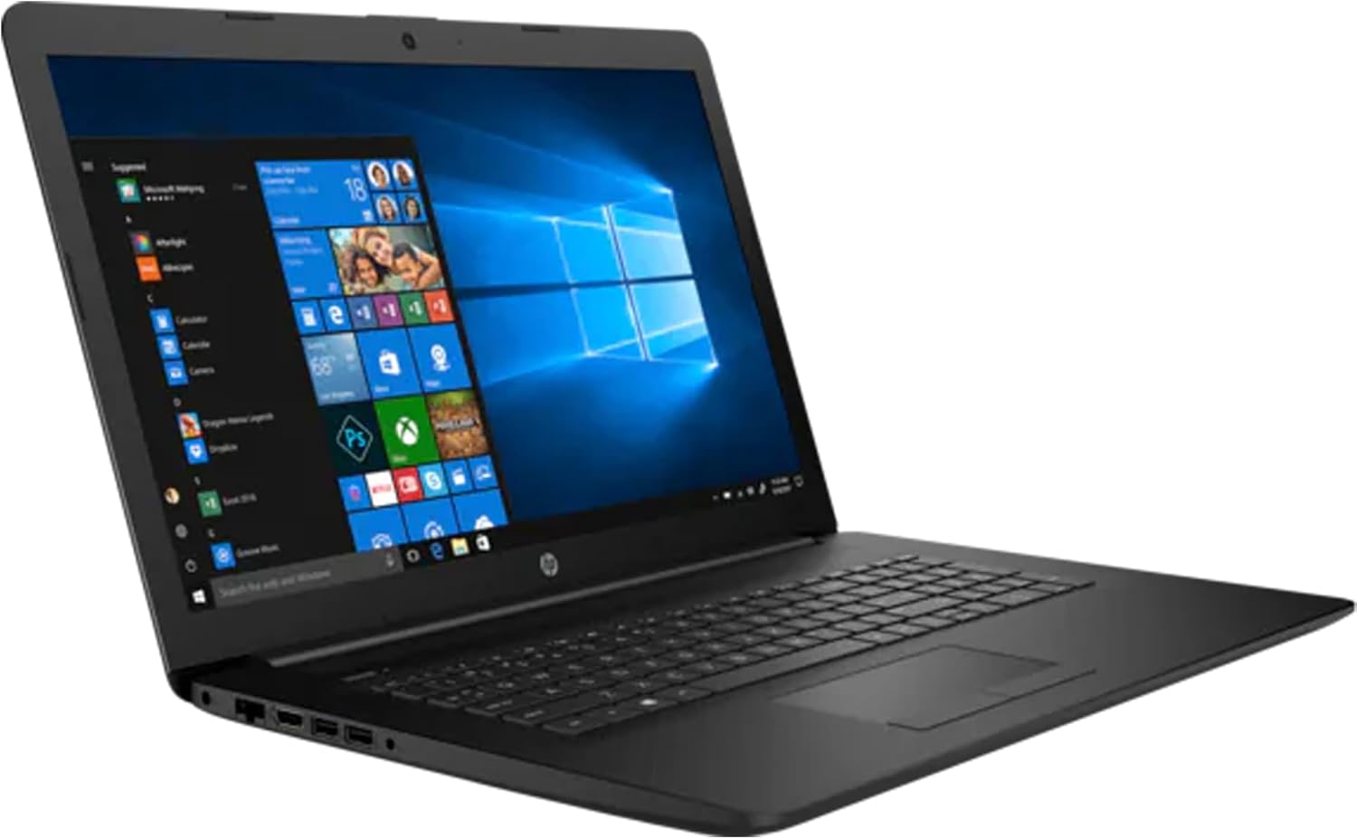 HP 17.3" HD+ (1600 x 900) Anti-Glare WLED-Backlit Laptop Computer, for Students & Business Professionals| AMD 2-Core CPU| 8GB RAM|1TB HDD| Wi-Fi| Webcam| DVD-Writer| Numeric Keypad| Windows 10