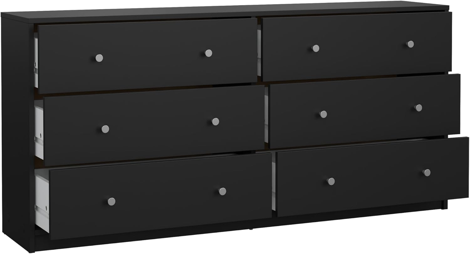 Tvilum Portland Black 4-Piece Bedroom Set