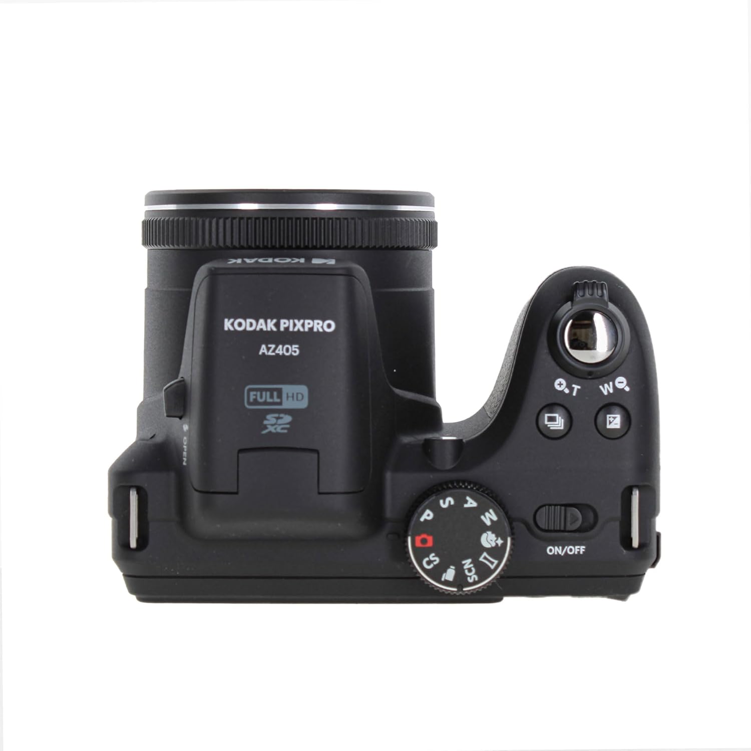 Kodak Pixpro AZ405 Digital Camera in Black (AZ405BK) Bundle Including: 128 GB Memory Card, Rechargeable Batteries, Case, Flexible Tripod, Neck Strap, Lens Caps, Full Cleaning Kit, More Accessories